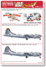 B-29 Superfortress Decal 343th BS, 98th BG/345th BS, 98th BG (Decal)