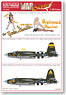 米陸軍航空群 B-26C マローダー用デカール 第386爆撃飛行群 第555爆撃飛行隊/第391爆撃飛行群 第572爆撃飛行隊 (デカール)