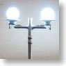 LED Street Light (Fluorescent Lamp) Showa Version Size : M (for 6V) (2pcs.) (Model Train)