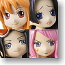 Half Age Characters One Piece girls party! 8 pieces (PVC Figure)