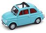 Fiat 500R 1972-75 Open (Turquoise) (Diecast Car)
