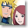 ROAD TO NINJA -NARUTO THE MOVIE- もふもふミニタオル ミナト＆クシナ柄 (キャラクターグッズ)