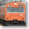 J.R. Series 103 Early Production Kansai Area A (Tc+M+M+Tc) Orange Color Four Car Formation Total Set (w/Motor) (Basic 4-Car Pre-Colored Kit) (Model Train)