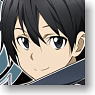 [Sword Art Online] Microfiber Mini Towel [Black Swordman Kirito] (Anime Toy)
