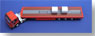 船底荷台3軸トレーラー (積荷ロール鉄板2個付き) コンバージョンキット (組み立てキット) (鉄道模型)