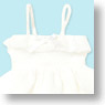 PNXS Chiffon Ribbon Camisoles (White) (Fashion Doll)