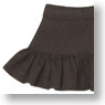 PNXS Frill Tiered Skirt (Dark Brown) (Fashion Doll)
