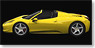 フェラーリ 458スパイダー 2011 オープン (イエロー) （限定50台） (ミニカー)