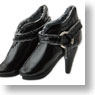 Side Ring Boots (Black) (Fashion Doll)