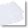 50cm Hard Tulle panier (White) (Fashion Doll)