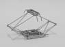 1/80(HO) Pantograph Type PT42 Double Horn (Silver) Dimensions:14x16 (1pc.) (Model Train)