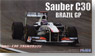 Sauber C30 Brazil GP (with 1/8 Helmet) (Model Car)