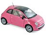Fiat 500C 2010 Pink (Diecast Car)