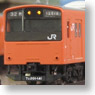 J.R. Series 201 Improved Car, Osaka Loop Line (Orange) 8 Car Formation Set (w/Motor) (8-Car Set) (Model Train)