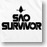 Sword Art Online SAO Survivor T-shirt White S (Anime Toy)
