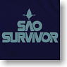 Sword Art Online SAO Survivor T-shirt Navy S (Anime Toy)