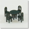 [Miniatuart] Diorama Option Kit : Table & Chair B (Unassembled Kit) (Model Train)