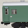 1/80(HO) Passenger Car Type NARO10 Coach (Aodaisho Color) (Additional Coach for Limited Express `Hato`) (Model Train)