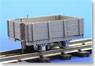 HOe Open Freight Car & Flat Car Body Kit each 1 Car (2-Car Unassembled Kit) (Model Train)