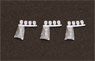 トミー用 パンタ台座 4 (国電用・八角形タイプ) (3基分入) (鉄道模型)