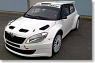 シュコダ・ファビア S2000 2012ラリー仕様 (ホイールとタイヤ2セット) ホワイト (ミニカー)