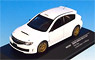 スバル・インプレッサ WRX STI 2011 ラリー仕様 (ホイールとタイヤ2セット) ホワイト (ミニカー)