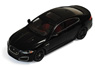 ジャガー XFR 2010  ブラックメタリック/アイボリー＆レッド インテリア (ミニカー)