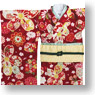 PNM Kimono Set -Sakura Mai- (Red) (Fashion Doll)