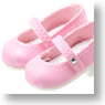 Round Toe Strap Shoes (Pink) (Fashion Doll)