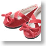 Ribbon Close Strap Shoes (Red) (Fashion Doll)