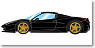 フェラーリ 458スパイダー 2011 クローズ (ブラック) （限定30台） (ミニカー)