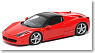 フェラーリ 458スパイダー 2011 クローズ スポーツ・ホイール (レッド/ブラックホイール) （限定100台） (ミニカー)