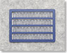 屋上手スリ (新系列電機用他) (取付孔0.3mm) (青色) (2種各24個入) (鉄道模型)