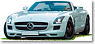 メルセデス・ベンツ SLS AMG ロードスター 2011 Mホワイト (ミニカー)