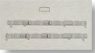 [ PG6508 ] Window Glass (For Type Kuha 209-0, with Sash) (For 1-Car) (Model Train)