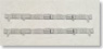 [ PG6510 ] Window Glass (For Series 209-0 Middle Car, with Sash) (For 1-Car) (Model Train)