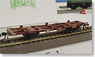 1/80(HO) J.N.R. Container Wagon Type Kora1 (Unassembled Kit) (Model Train)