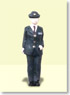 Ho Dolls EK-005 Station Staff 5 (1 figure) (Model Train)