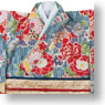 50cm Kimono Set -Botan ni Ume- (Light Blue) (Fashion Doll)
