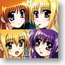 [Magical Girl Lyrical Nanoha The Movie 2nd A`s] Large Format Mouse Pad [Hot Spring] (Anime Toy)