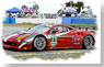 フェラーリ 458 GT2 LMGTE-Pro `AF Corse` セブリング 12h 2012 No.71 LMGTE-Proクラスウィナー (限定50台) (ミニカー)