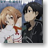 Sword Art Online IC Card Sticker C Asuna/Kirito (Anime Toy)