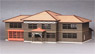 1/150 Scale Paper Model Kit `Wooden School Building` The Okayama Pref. Takahashi City `Old Fukiya Elementary School` Main Building (Unassembled Kit) (Model Train)