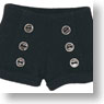 PNS BlueBird`s Song Six buttons short pants (Black) (Fashion Doll)