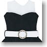 PNM One-piece with Belt (Black) (Fashion Doll)