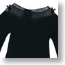 PNM See-through Ribbon Knit (Black) (Fashion Doll)