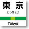 キャラクターカードスリーブ 駅名標シリーズ 「東京駅」 (カードスリーブ)