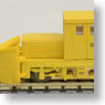 Snow Disposal Motor Car TMC100BS (Two Window/Yellow) (w/Motor, Russel Head) (Model Train)