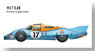 K348 Ver.A : 917LH 1971 Le Mans 24hours Car No.17 J. Siffert / D. Bell (Metal/Resin kit)