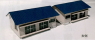 (N) Rent Detached Houses Kit (A/Gray) (for N-Gauge) (Pre-colored Kit) (Model Train)